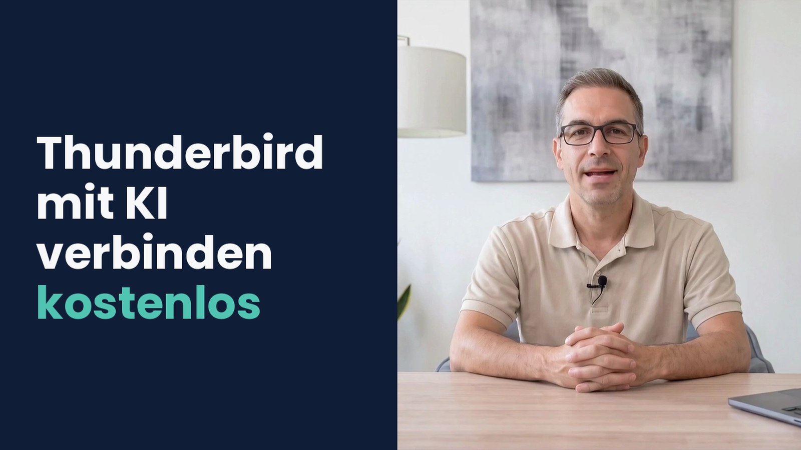 Vorschaubild des Videos „Thunderbird mit KI verbinden – kostenlose Schnittstelle“